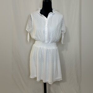 J for Justify White Mini Dress